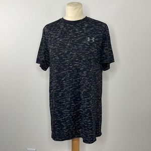 Under amour Heatgear Black White Shirt Size Médium